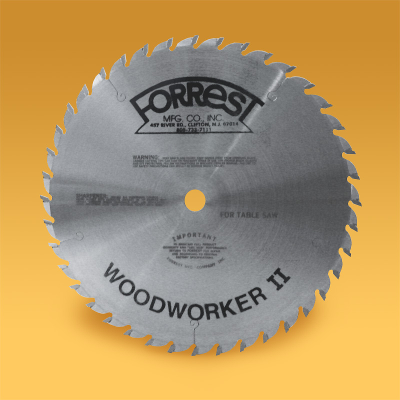 Forrest T20778 Woodworker II 10" x 5/8" 20t .125" Fast Feed Rip Blade 