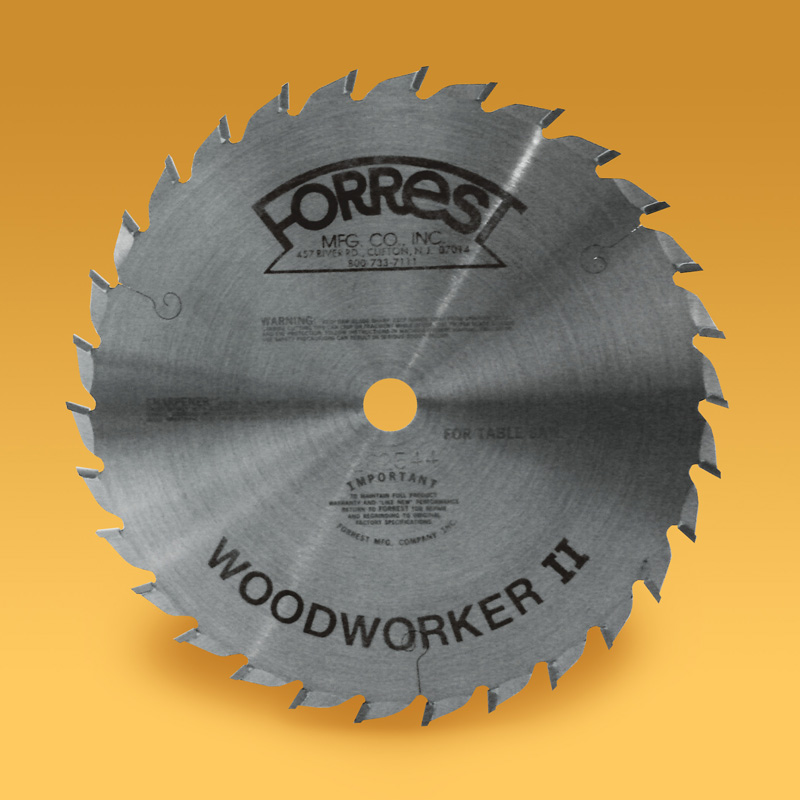 Woodworker II ripping saw blade for table saws